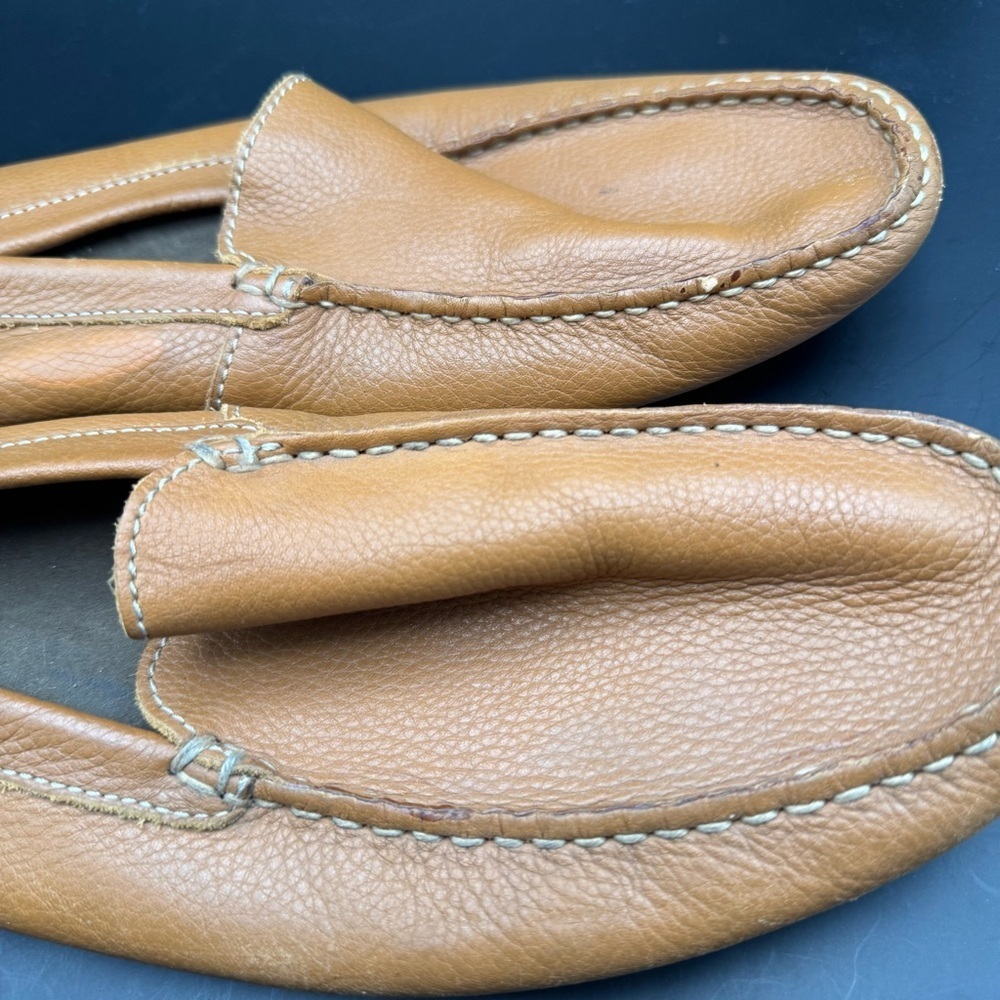 Sperry Wave Driver Venetian Loafer Slip On Tan Leather Mens 11.5 - Picture 8 of 16